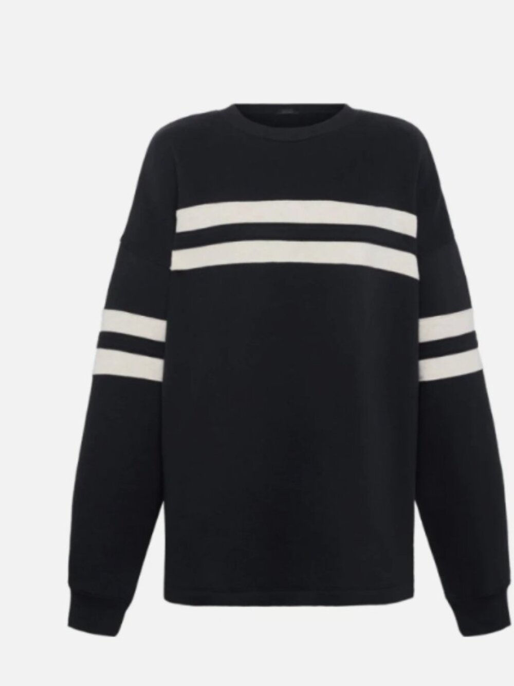 Nuuds Varsity Crewneck-Black-Medium